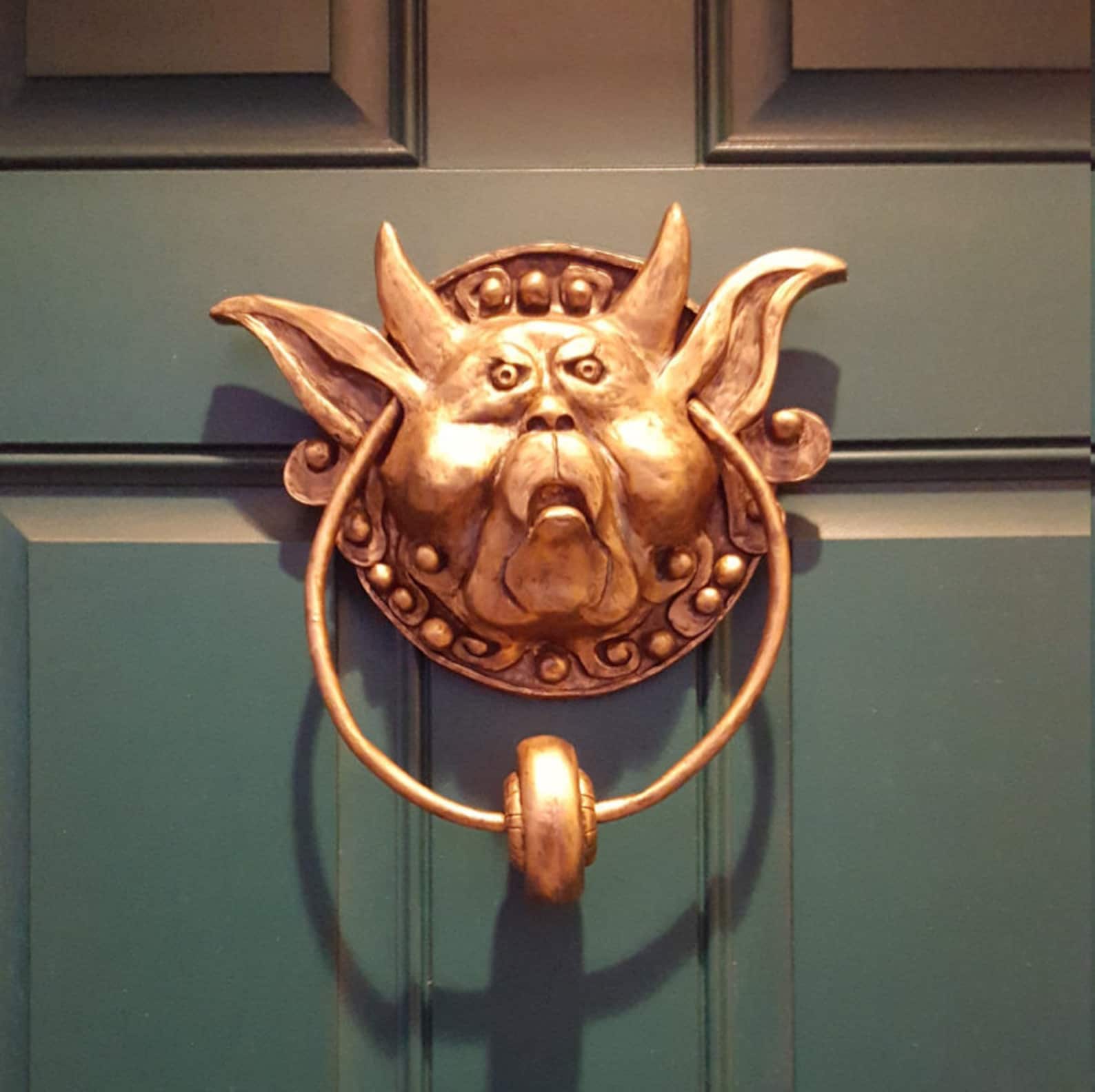 The Labyrinth Inspired Door Knockers Pair Left and Right Etsy