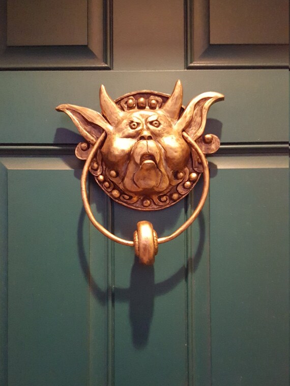 Labyrinth Inspired Left Door Knocker