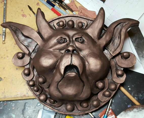 Labyrinth Inspired Left Door Knocker