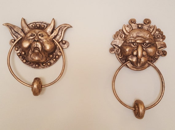 The Labyrinth Inspired Door Knockers Pair Left And Right