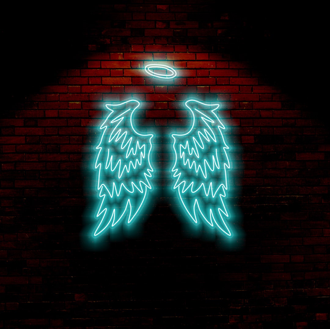 Angel Wings Neon Signs Living Room Art Bar Neon Sign Led Light Sign
