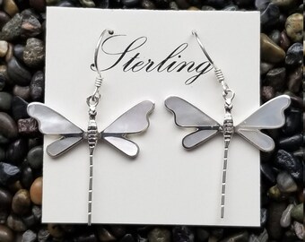 VONALA Orecchini pendenti in argento Sterling 925 a forma di libellula