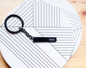 Personalized Engraved Keychain - Stainless Morse Code Key Chain - Valentine Gift For Him for Boyfriend Husband Brother Father Men - Ace