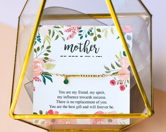 Mom's Gift from Daughter • MOTHER Morse Code Necklace, Bracelet • Thoughtful Mother's Day Gift, Mother Birthday Gift • message 2
