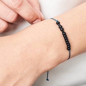 Personalisiertes Morse-Code-Armband, Herren & Damen Armband • Armband mit versteckter Nachricht für Paare • Geheimes Geburtstagsgeschenk • Armband &#39;Pax&#39;