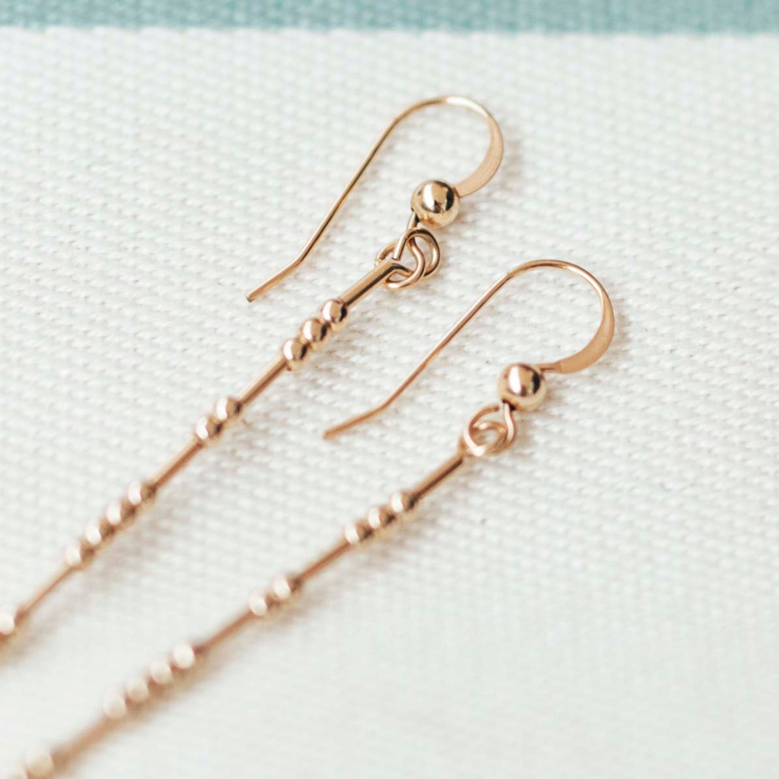 CUSTOM Morse Code Drop Earrings • colorful Summer Dangle Earrings ...