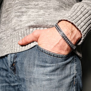 Men's Silver Foxtail Chain Bracelet | Foxtail Stainless Steel Chain Bracelet | Waterproof Men Black Chain Jewelry | Valentine Men Gold Chain
