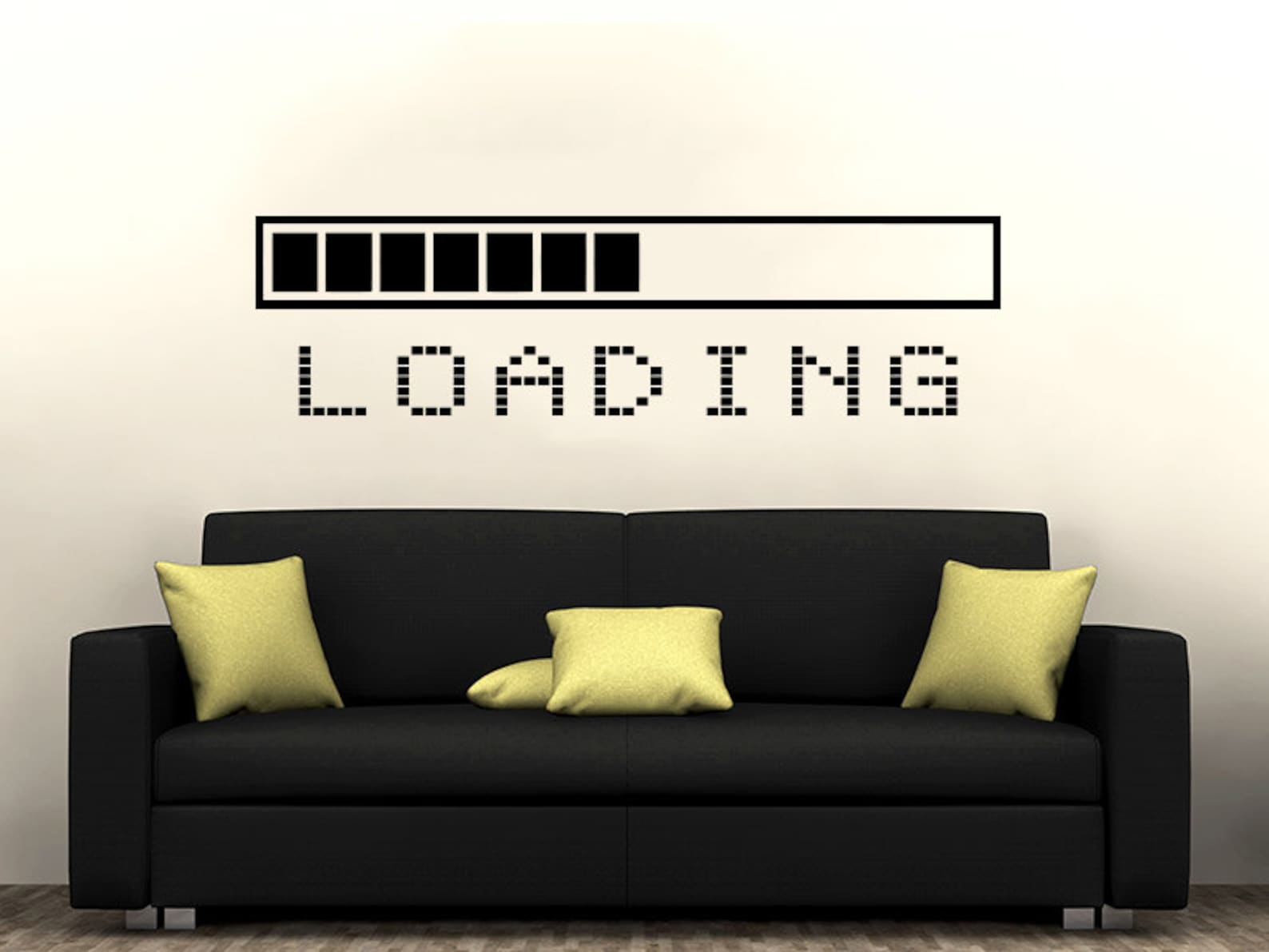 Loading Bar Wall Decal Vinyl Sticker Decals Gaming Video Game Etsy