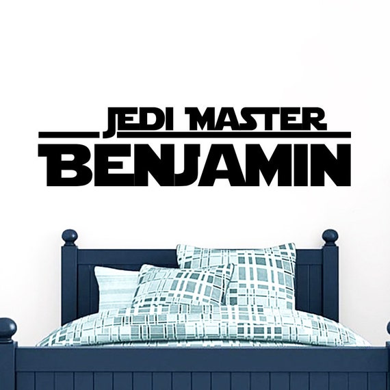 Star Wars Jedi Knight Personalized Custom Name Quote Vinyl