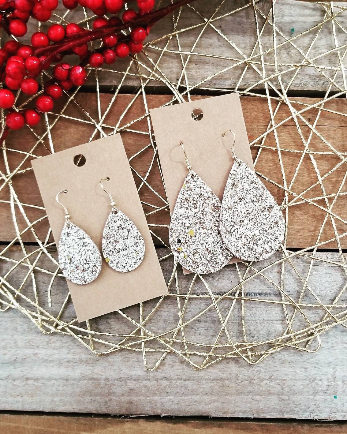 Mommy and Me Sparkle Leather Earring Set Mommy and Me Earring Set Glitter Leather Earring Sparkle Leather Earring Mommy and Me Etsy Canada