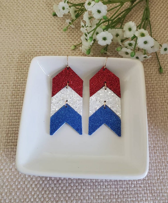 Sparkle Flag Earrings Sparkle Flag Earrings