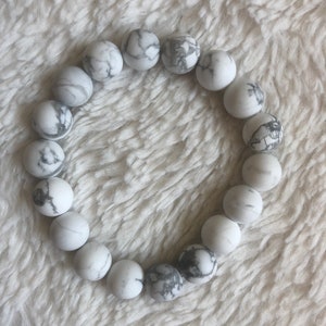 Authentic howlite bracelet