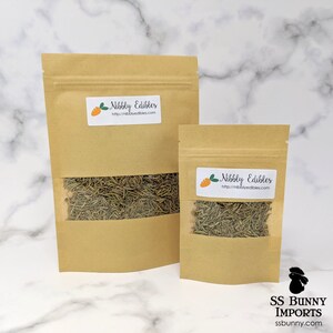 Rosemary, certified organic bunny forage, guinea pig forage, hamster forage, rat treat, mice treat, gerbil treat, hay topper, hay treat image 2