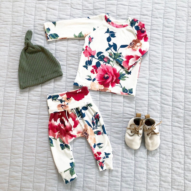 floral baby girl clothes