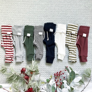 Baby Leggings, baby pants, newborn pants, toddler pants, neutral harem pants, baby hose, infant baby clothes, baby boy clothes, baby girl.