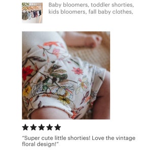 High Waisted Bummies, spring baby bloomers, baby bummies, diaper cover, lola bloomers, summer bloomers, boho baby, newborn, 0-3m, 6-9, 2t. image 9