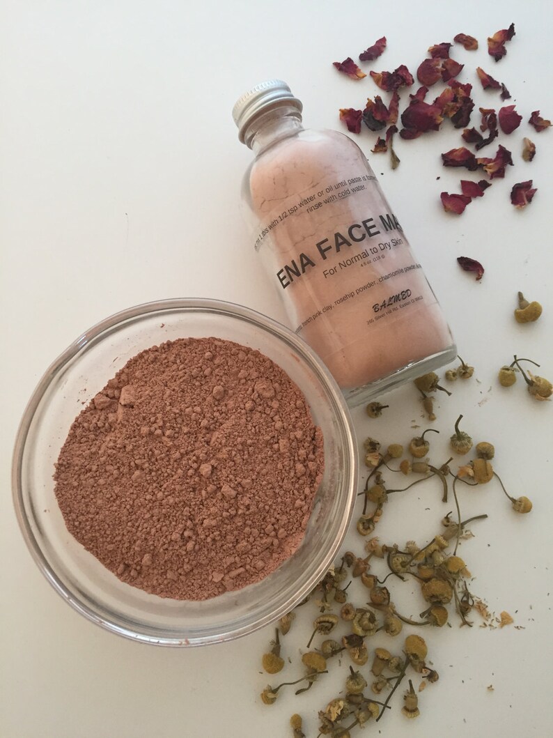 ENA Face Mask Clay Mask French Pink Clay Rosehip Face Mask Etsy