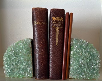 Crystal bookends