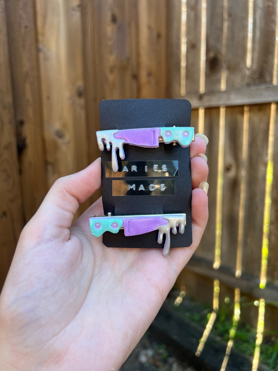 Pastel Goth Knife Clips Etsy