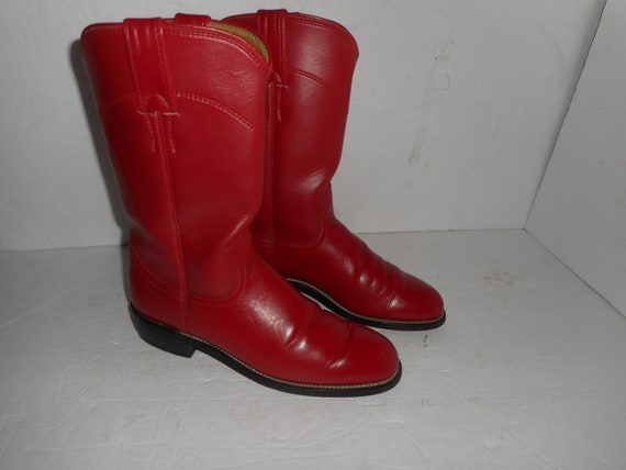 womens red riding boots