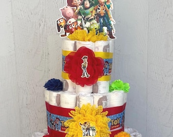 Toy Story Diaper Cake Baby Shower Centerpiece Toy Story Baby