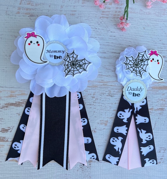 Ghost Baby Shower Corsage Ghost Baby Shower Pin Mommy to Be Pin
