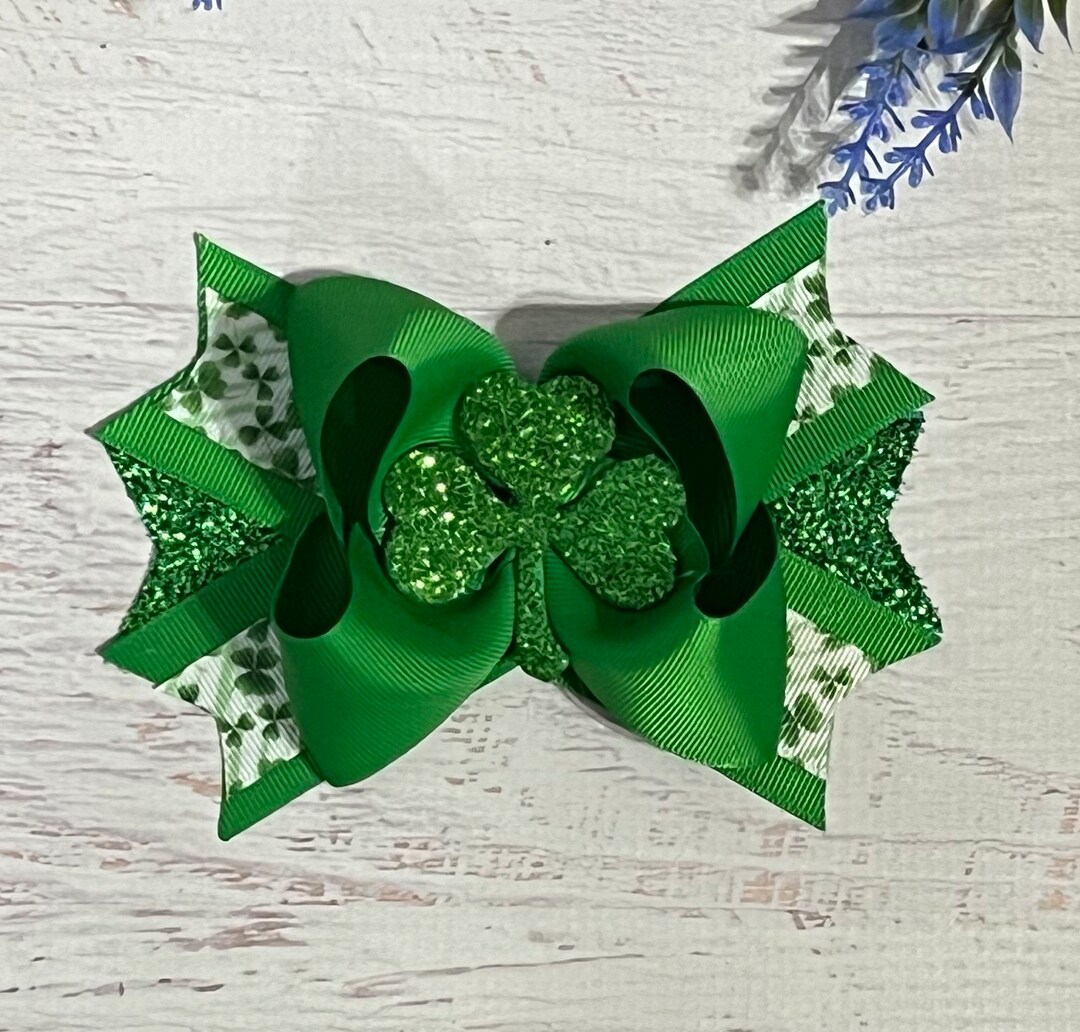 kate middleton st patricks day hair bows