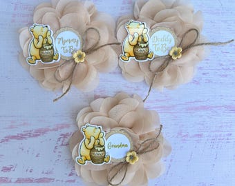 Gâteau De Couches Cadeau Naissance - 20 Couches Pampers Taille 2, Peluche, Thé Bio - Fait Main, Fille/garçon