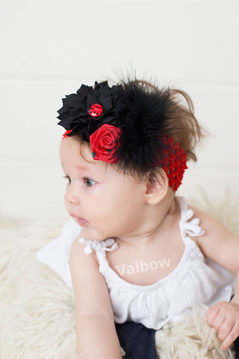 black newborn headband