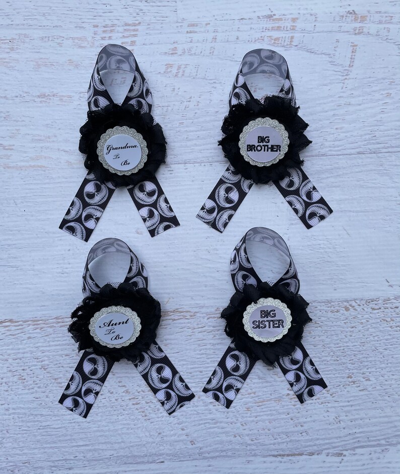 Nightmare Before Christmas Baby Shower Corsages Jack - Etsy