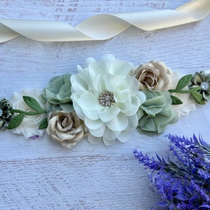 Greenery Baby Shower Sash ,Greenery Maternity Sash ,Cream Olive Gold Pregnancy Sash ,Greenery Sash, Mommy Sash ,Safari Baby Shower Sash