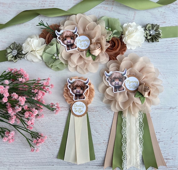 Baby shower cheap sash boy