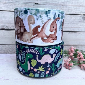 3&quot; Dinosaur Grosgrain Ribbon ,3 yards Dinosaur Ribbon