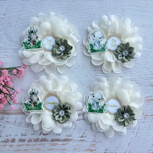 Safari Baby Shower Pin ,Safari Baby Shower Corsage ,Family Pin ,Mommy and Daddy Pins ,Jungles Baby Shower ,Baby Shower Corsage, Grandma Pin