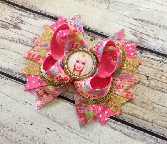barbie hair bow