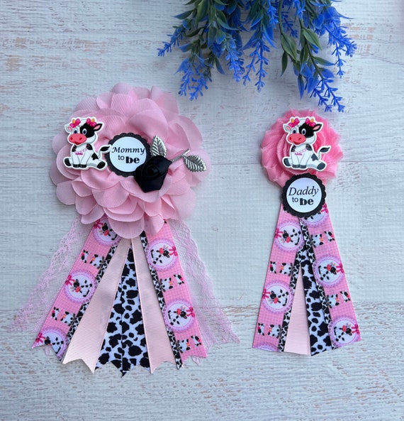 Cow Baby Shower Mommy To Be Corsage Cow Baby Shower pin Cow Baby