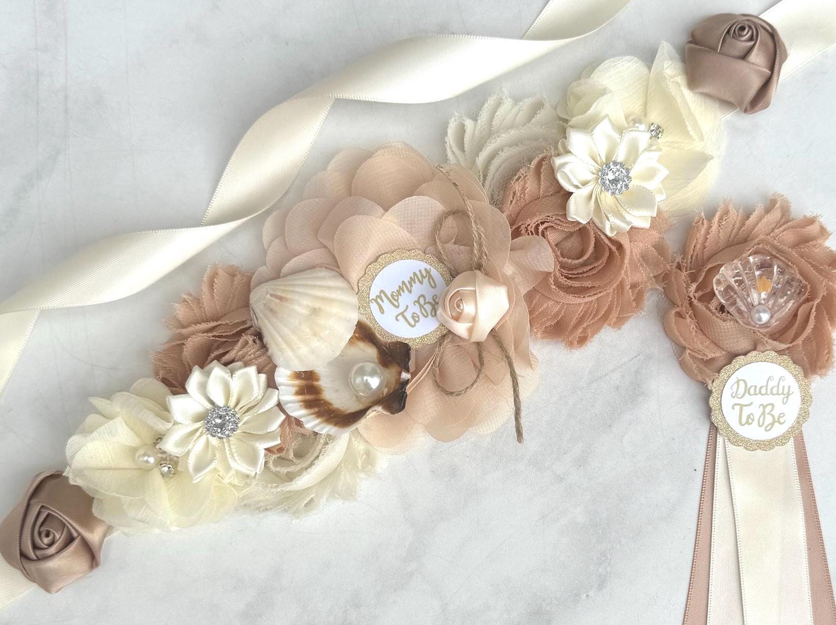 Pearl Maternity Sash - Etsy display picture 2