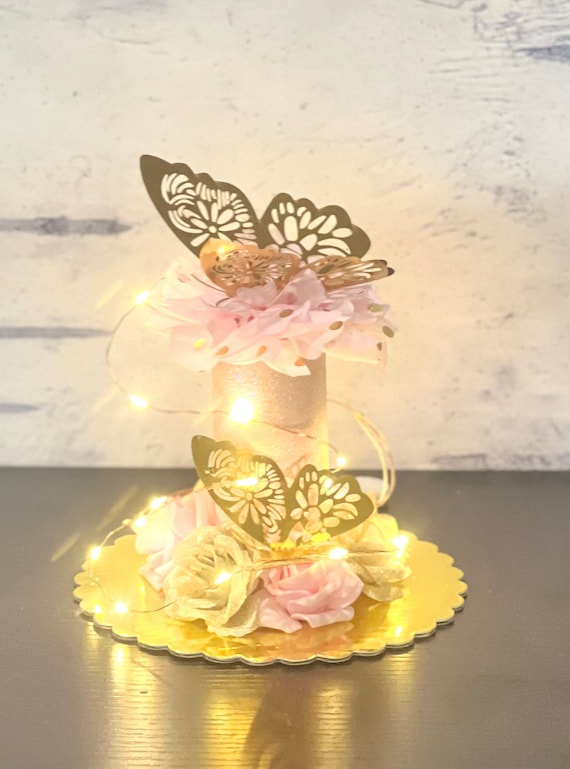Geyee 12 Pcs 3D Large Butterfly Decorations - 12" & 10" Paper Cutouts For Party Backdrop & Centerpieces