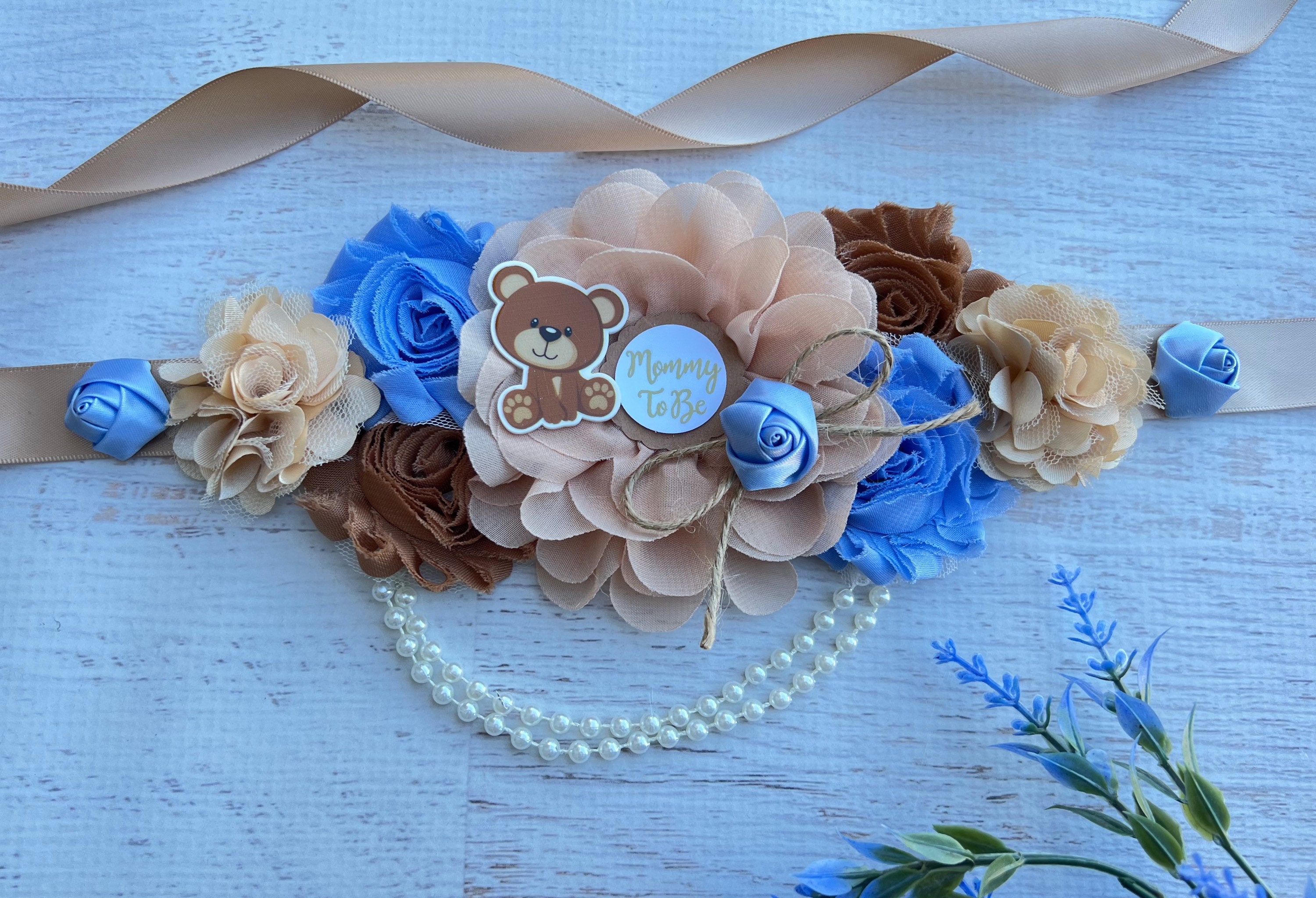 Dad To Be Gifts Ldouxx Maternity Flower Sash Belt For Baby Shower