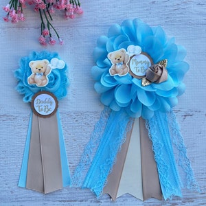 Teddy Bear Baby Shower Corsage ,Teddy Bear Baby Shower Pin ,Mommy To Be Ribbon ,Teddy bear Corsage, Teddy Bear Pin, Mommy Corsage ,Mommy pin