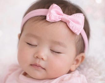 Babypannband, Babyrosett, Pannband till småbarn, Hårband, Pannband, Pannband till blomsterflicka, Pannband till nyfödda, Pannband till flickor, Babyshowerpresent