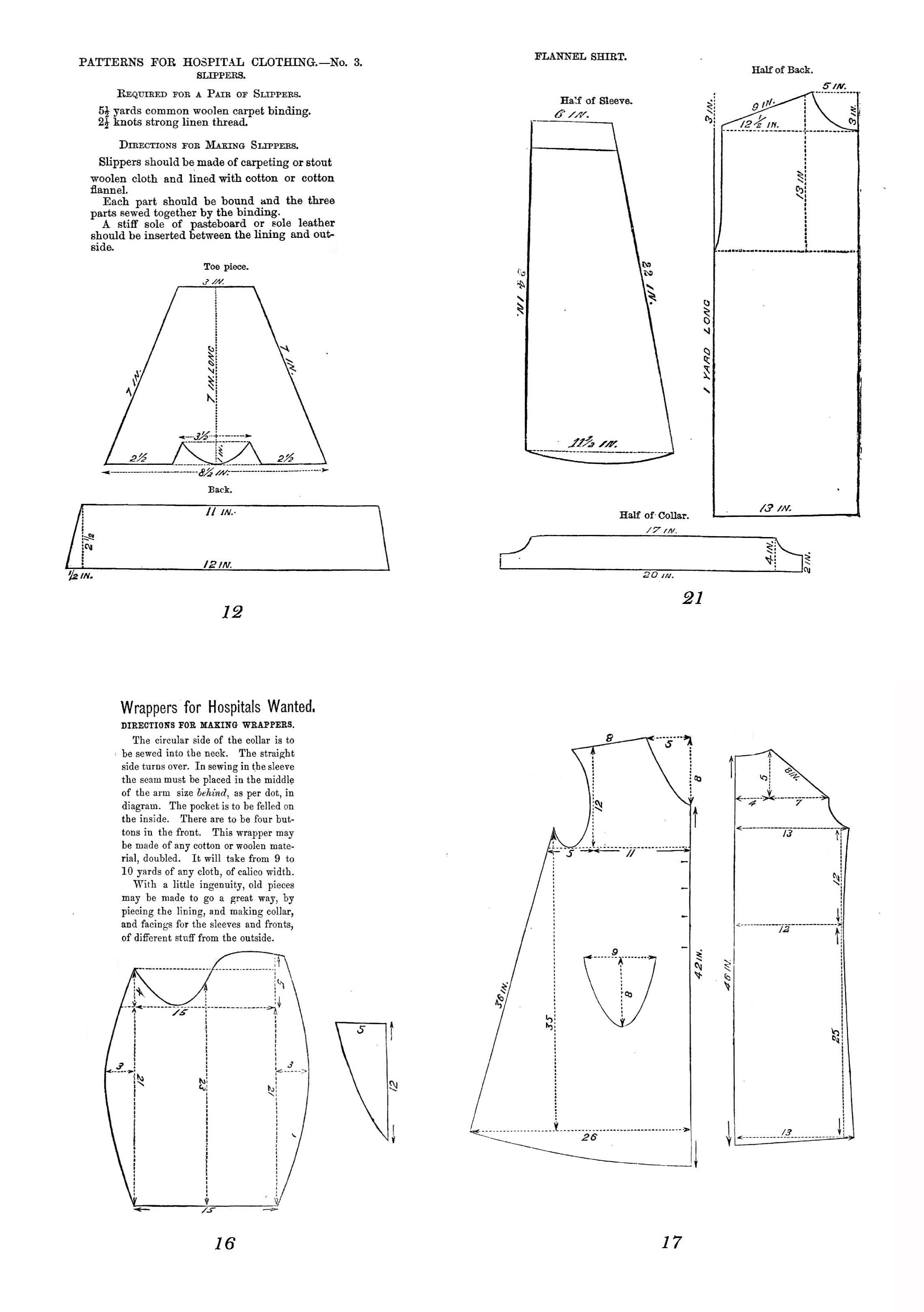 1861 - 1865 US Civil War Patterns for Soldiers, United States Sanitary ...