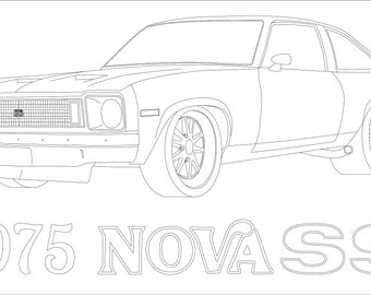 75 Nova SS Vector Files