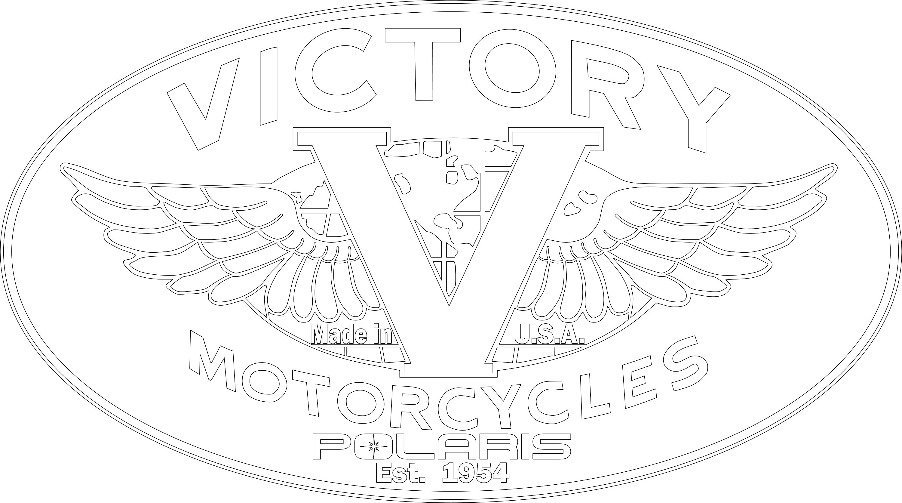 Victory Logo Cut Files Etsy