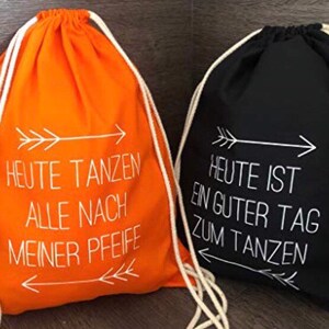 B-Ware JGA Turnbeutel Rucksack Junggesellenabschied junggesellinnenabschied Hochzeit Beutel bachelorette tanzen Geschenk Überrasc afbeelding 3