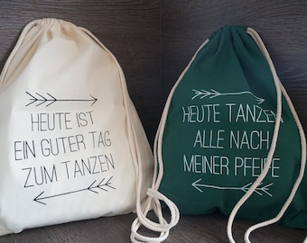 JGA Turnbeutel Rucksack Junggesellenabschied junggesellinnenabschied Hochzeit Beutel bachelorette tanzen Geschenk Überraschung für die Braut