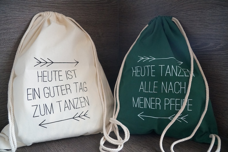 JGA Turnbeutel Rucksack Junggesellenabschied junggesellinnenabschied Hochzeit Beutel bachelorette tanzen Geschenk Überraschung für die Braut Bild 1