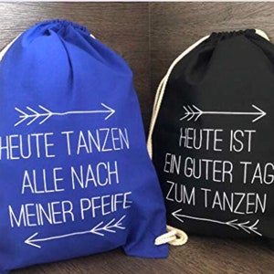 B-Ware JGA Turnbeutel Rucksack Junggesellenabschied junggesellinnenabschied Hochzeit Beutel bachelorette tanzen Geschenk Überrasc afbeelding 4