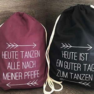 JGA Turnbeutel Rucksack Junggesellenabschied junggesellinnenabschied Hochzeit Beutel bachelorette tanzen Geschenk Überraschung für die Braut Bild 7