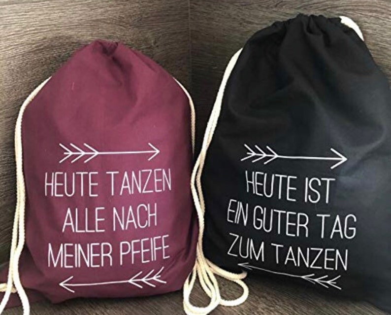 JGA Turnbeutel Rucksack Junggesellenabschied junggesellinnenabschied Hochzeit Beutel bachelorette tanzen Geschenk Überraschung für die Braut Bild 7